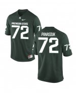 Men's Mike Panasiuk Michigan State Spartans #72 Nike NCAA Green Authentic College Stitched Football Jersey VR50U44NJ